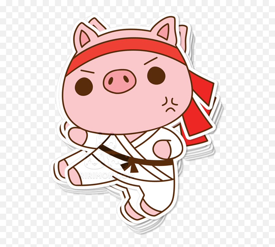 Pork Chop Sticker Png Download - Cartoon Clipart Full Emoji,Bbq Rib Emoji