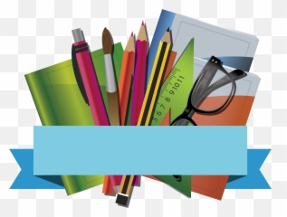 Office Supply Png Free Clipart - Transparent Stationery Clipart Png Emoji,Emoji Office Supplies
