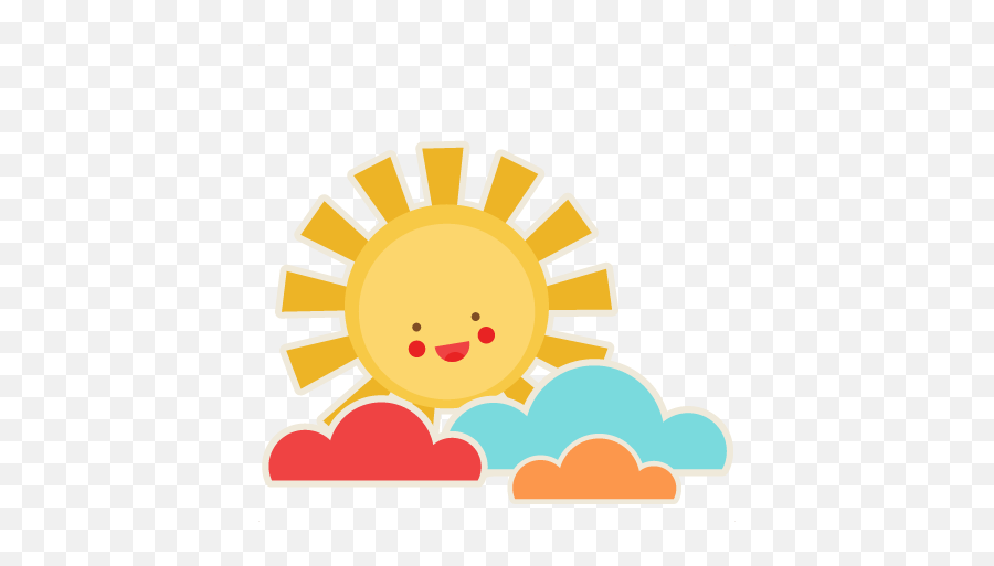 Cute Sun Clipart Png - Cute Sun Clipart Png Emoji,Emoticon Scrapbook