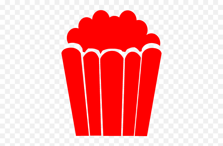 Red Popcorn Icon - Free Red Food Icons Red Popcorn Icon Emoji,Popcorn Emoticon