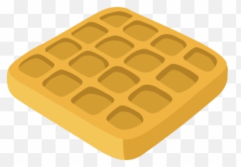 Waffle Emoji Food Brown Breakfast Sticker By Shiro - Waffle Clipart,Food Emoji