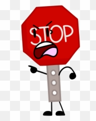 Object Lockdown Characters - Tv Tropes Stop Sign Object Lockdown Emoji,Stop Sign Emoticon