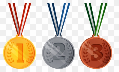 Medals Clipart Many Medal - Medal Number 1 Png Emoji,Gold Medal Emoji