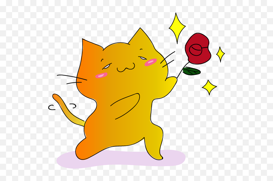 Funny Cat Emoji Stickers - Happy,Cute Cat Emoji