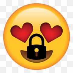 Ghofle Safhe Emoji For Android - Whatsapp Heart Eyes Emoji,Lock Emoji