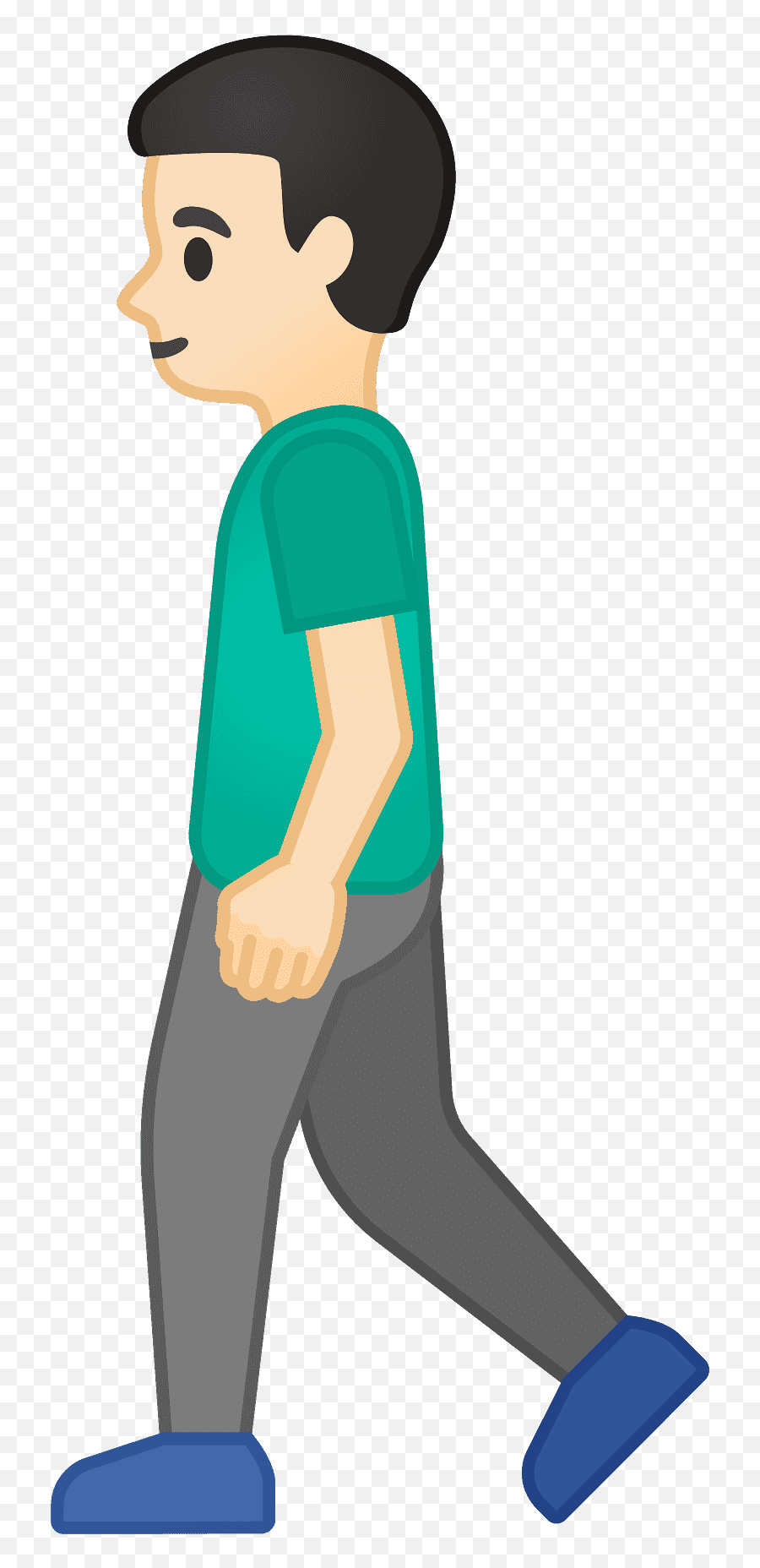 Man Walking Emoji Clipart Free Download Transparent Png - Whatsapp Walking Emoji,Dancing Emoji For Android