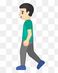 Man Walking Emoji Clipart Free Download Transparent Png - Whatsapp Walking Emoji,Dancing Emoji For Android