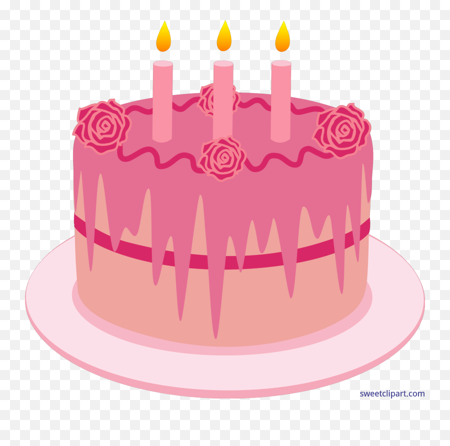 Dessert Clipart Strawberry Shortcake - Pink Cake Clipart Png Emoji,Strawberry Shortcake Emoji