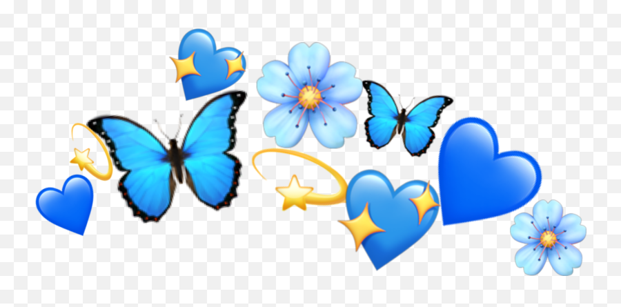Cute Emoji Wallpaper Emoji Wallpaper - Blue Heart Crown Png,Crown Emoji