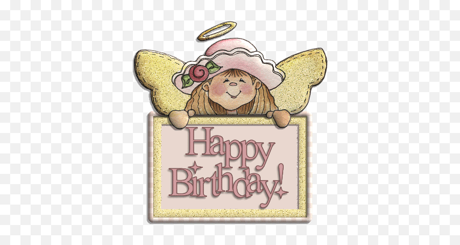 Baby Angel Png - Google Animated Gif Happy Birthday Angel Emoji,Angel Emoticon Gif