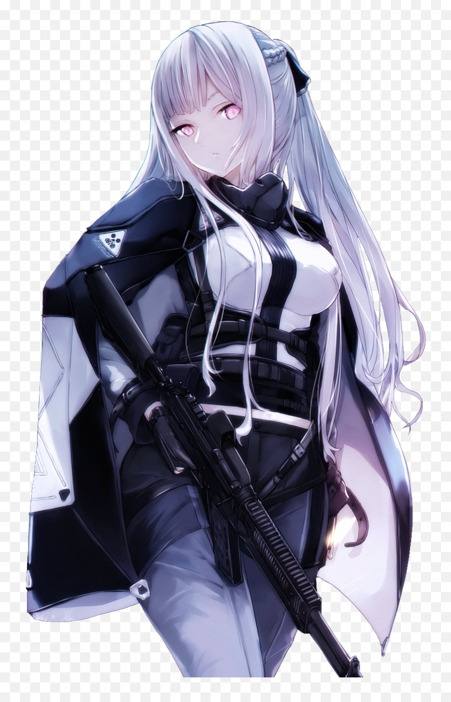 Girls Frontline - Ak12 Transparent Background Album On Cool Anime Gun Girl Emoji,Emoji Girls Costume