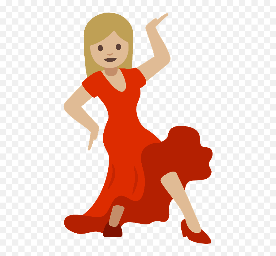 Emoji U1f483 1f3fc - Dancing Girl Emoji Png,Lady Emoji