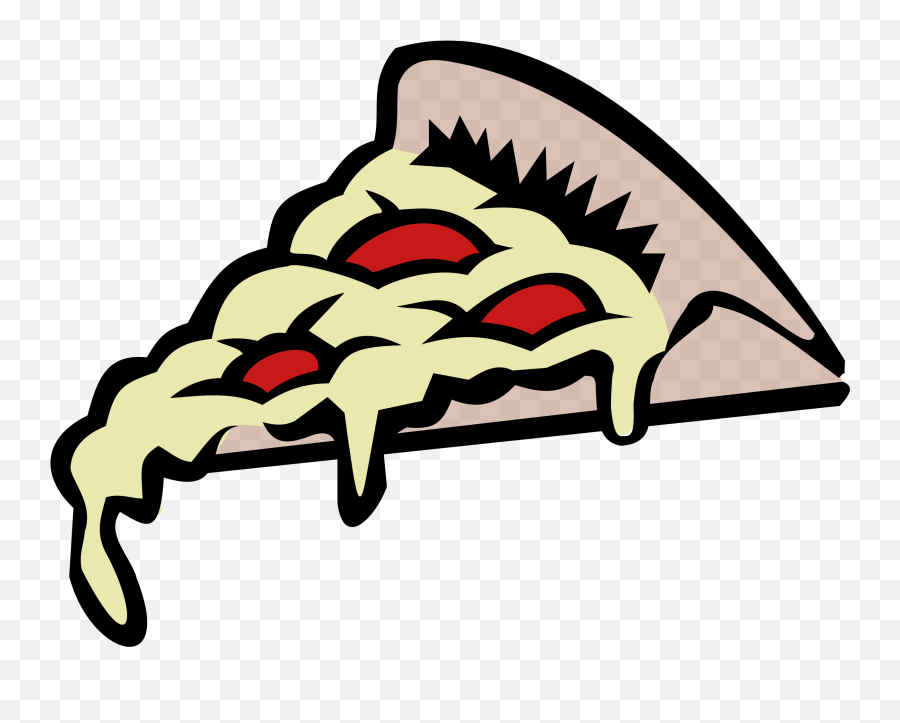 Pizza Cartoon Transparent Background Clipart - Full Size Pizza Slice Vector Emoji,Pizza Emoji Dominos