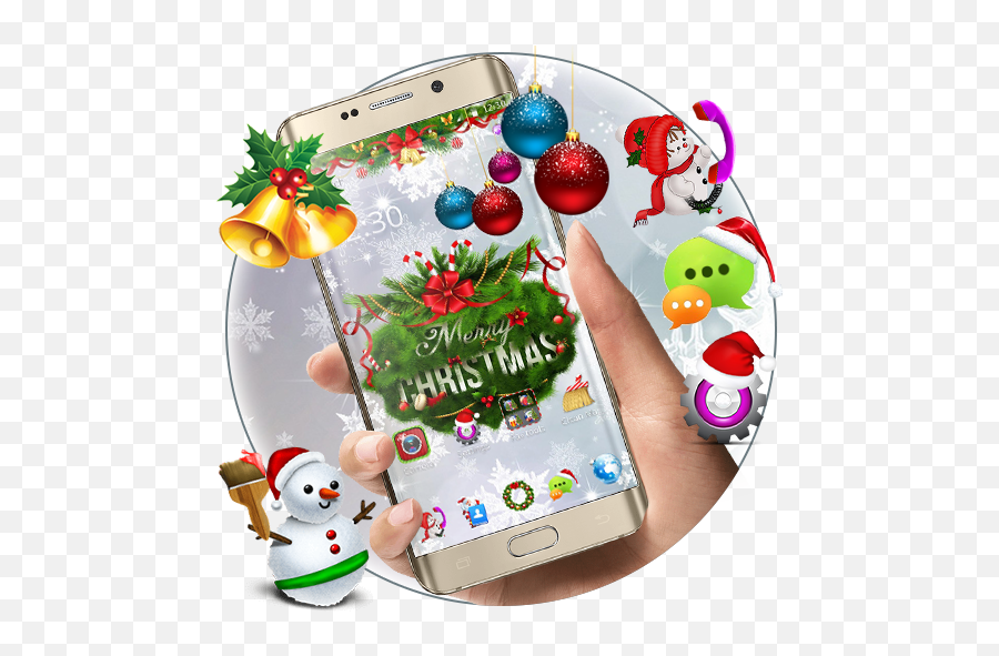 Merry Christmas New Year Theme U2013 Google Play - For Holiday Emoji,Htc Christmas Emojis