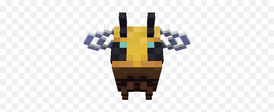 Swag Bee Zone - Minecraft Gif No Background Emoji,Hi Emoji Gif