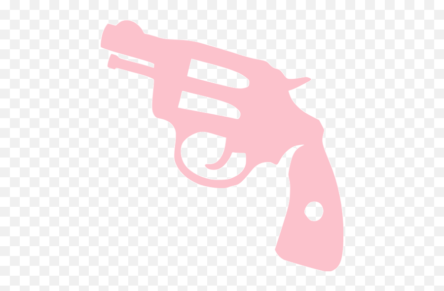 Pink Gun 2 Icon - Gun White Icon Png Emoji,Gatling Gun Emoticon