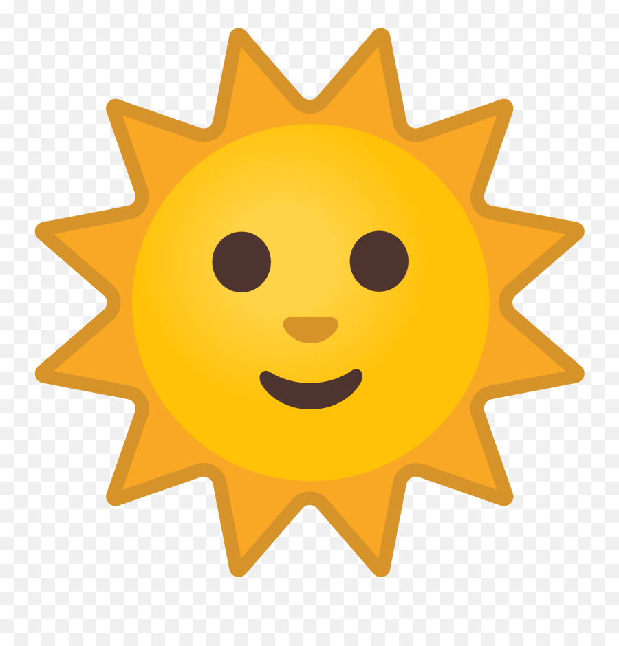 Sun With Face Emoji - Emoji,Sun Face Emoji