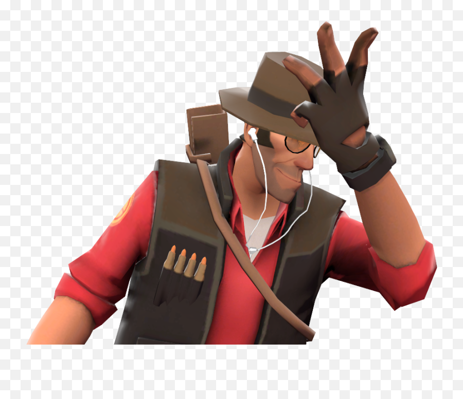 Give Your Family - Tf2 Earbuds On Sniper Emoji,Tf2 Pyro Emotions