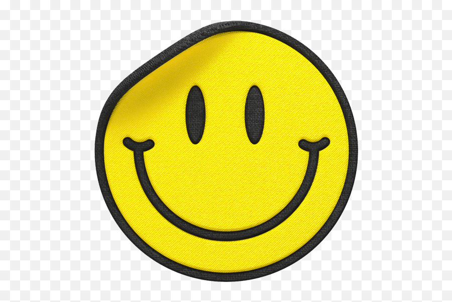 Smile Patch - Smiley Face Png Emoji,Russian Emoticons No Eyes