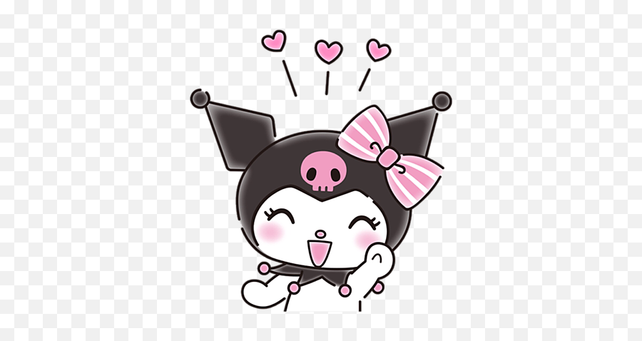 Hello Kitty My Melody - Kuromi Sanrio Aesthetic Emoji,Linestone Hello Kitty Emoticon
