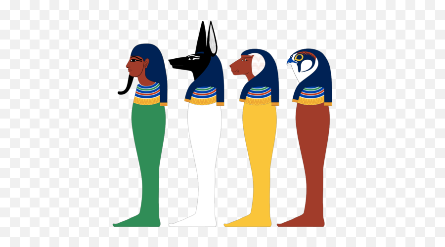 Teach Egyptian Mythology - Four Sons Of Horus Emoji,Ancient Egypt Emotion Heart