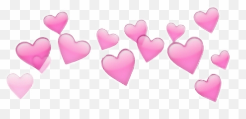 Heart Headbands Sticker - Cute Heart Emoji Transparent,Emoji Headbands