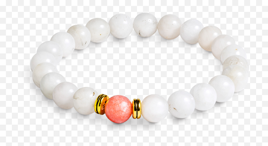 Rhodochrosite Moonstone New - Solid Emoji,Bracelt That Tekks Ithers Emotions