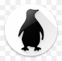 Penguin Server Apk Download - Vector Illustration Rockhopper Penguin Silhouette Emoji,Pinguin Emoji