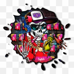 Graffiti Hip Pop Keyboard - Scary Emoji,Graffitis Emojis