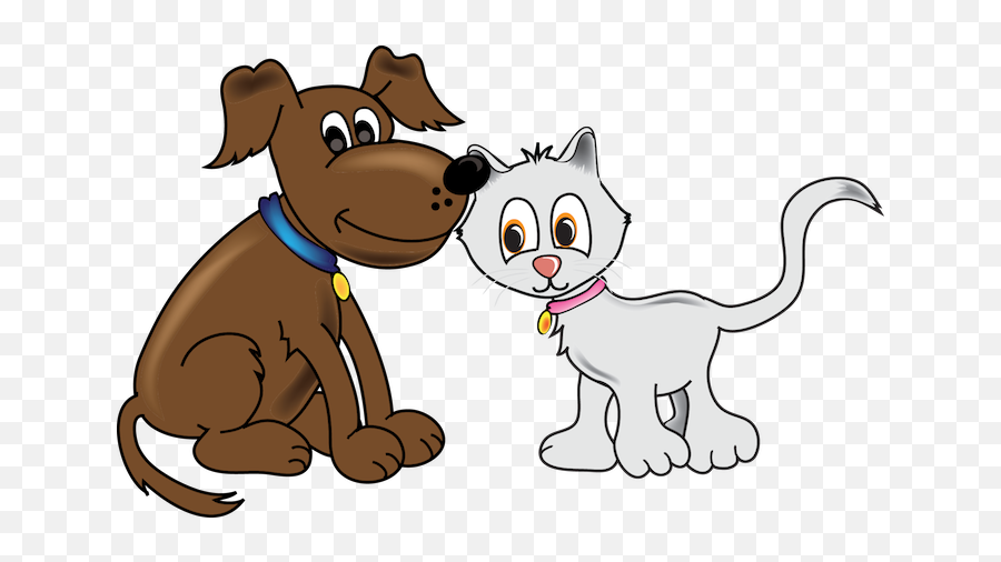 Free Dog And Cat Png Download Free Dog - Pet Clipart Emoji,Cartoon Dog Emotions Chart
