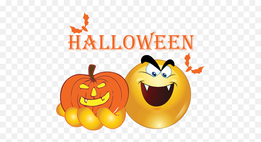 Dracula Pumpkin Smiley Emoticon Clipart - Happy Emoji,Facebook Pumpkin Emoticon