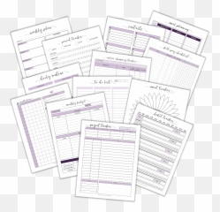 The Planner Lovers Ultimate Bundle - Goat Management Binder Emoji,Emotion Tracker Kids Pictures