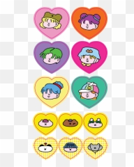 Jjubang - Gu Sebn Daily Sticker Heart Face Jellsis Emoji,1879 Emoticon