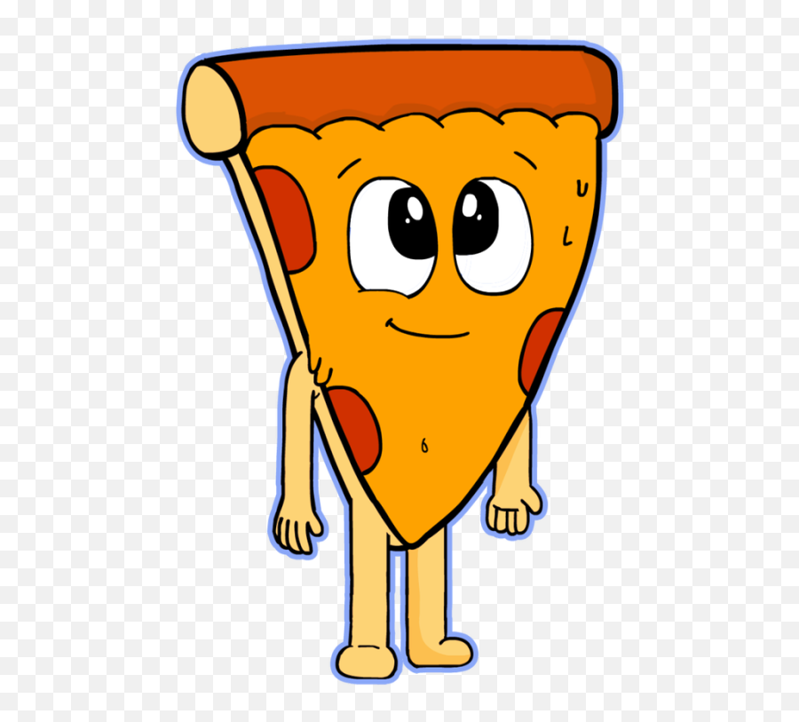Transparent Smile Clipart - Cartoon Pizza Clipart Png Emoji,Emoticons Agua Na Bocapng