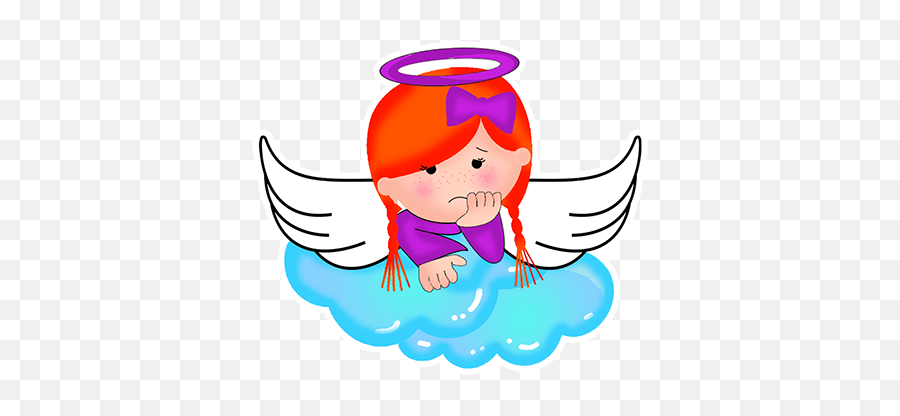 Little Angels Stickers By Luis Maldonado Emoji,Angelic Emojis