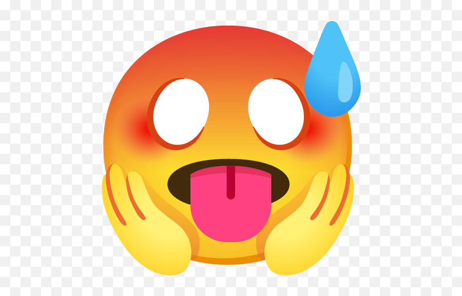 Emoji Mashup Bot On Twitter Horrified Hot U003du2026 - Happy,Hot Girl Emoji