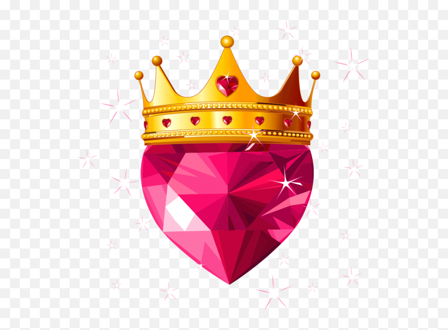 Hd Red Diamond Heart Love Valentine Day Png Citypng Emoji,Royalty King Emoji