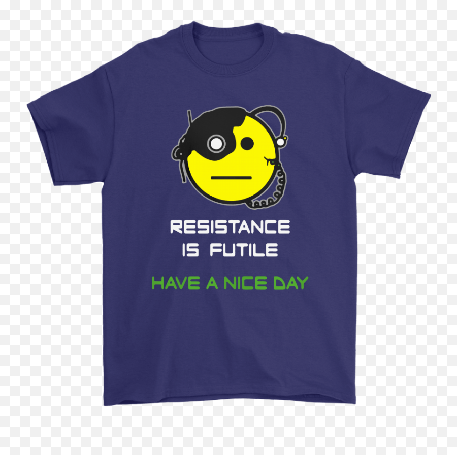 Resistance Is Futile Have A Nice Day - Supreme Stitch Emoji,Moon Emoji Sweater
