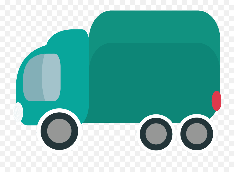 Articulated Lorry Emoji Clipart - Emoji,Moving Truck Emoji