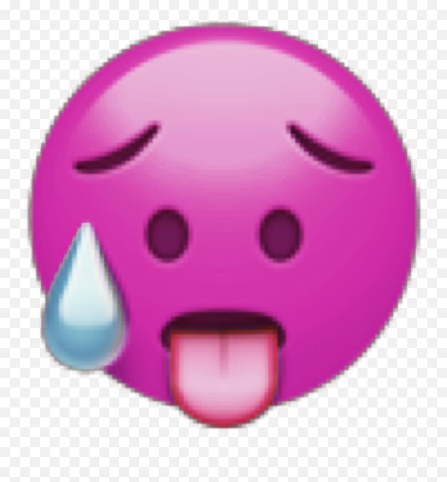 Emoji Hotemoji Sweating Sticker - Dot,Sweating Emoji Meme