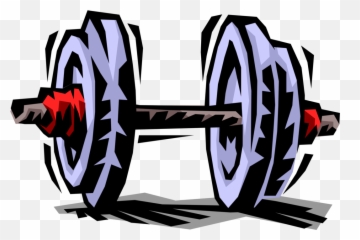 Fitness Clipart Weight Lifting Fitness - Dumbbells Weight Png Icon Emoji,Weights Emoji