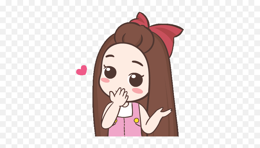 Pukpang Pop - Ups Cute Gif Cute Love Gif Cute Cartoon Girl Good Morning Cute Gif Emoji,Rotating Thinking Emoji