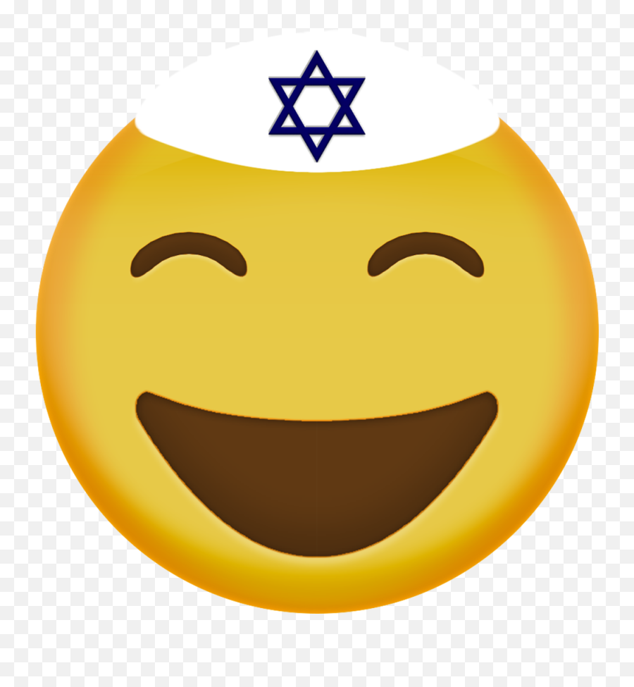 Elegant Playful Illustration Design - Happy Emoji,Jewish Emoticon