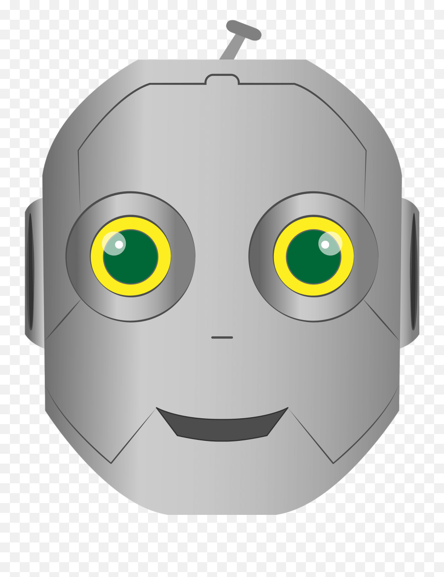 Robot Face Clipart - Female Robot Head Png Emoji,Robot Face Emoticon