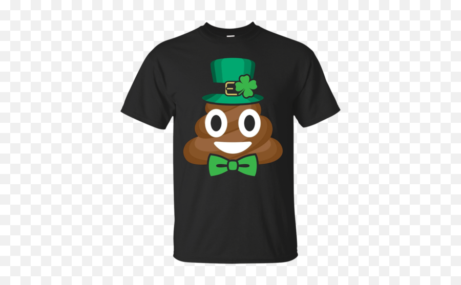 Download Leprechaun Poop Emoji Funny St Patricks Day Apparel - Supreme Bart Simpson T Shirt,Fedora Emoji