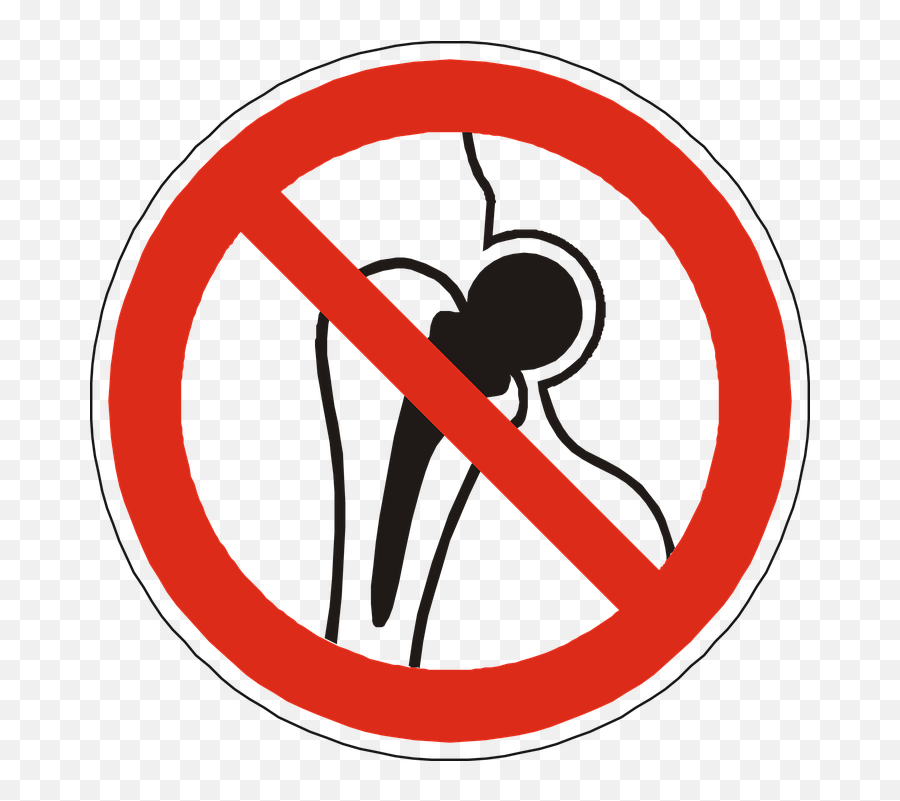 Free Photo Artificial Joint Metal - No Metal Implants Sign Emoji,Emotions Are Prohibited