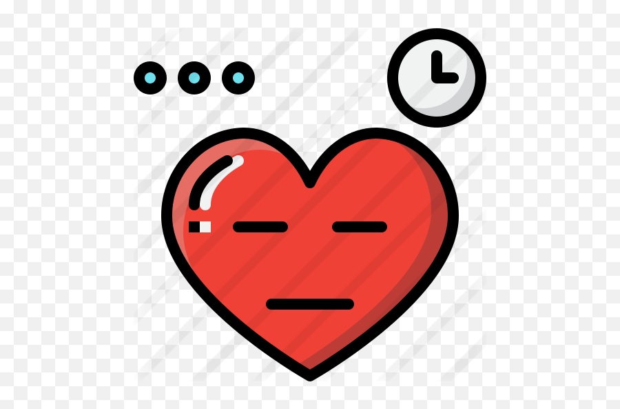 Aburrido - Iconos Gratis De Día De San Valentín Love Heart Feeling Sad Emoji,Emoji Aburrido