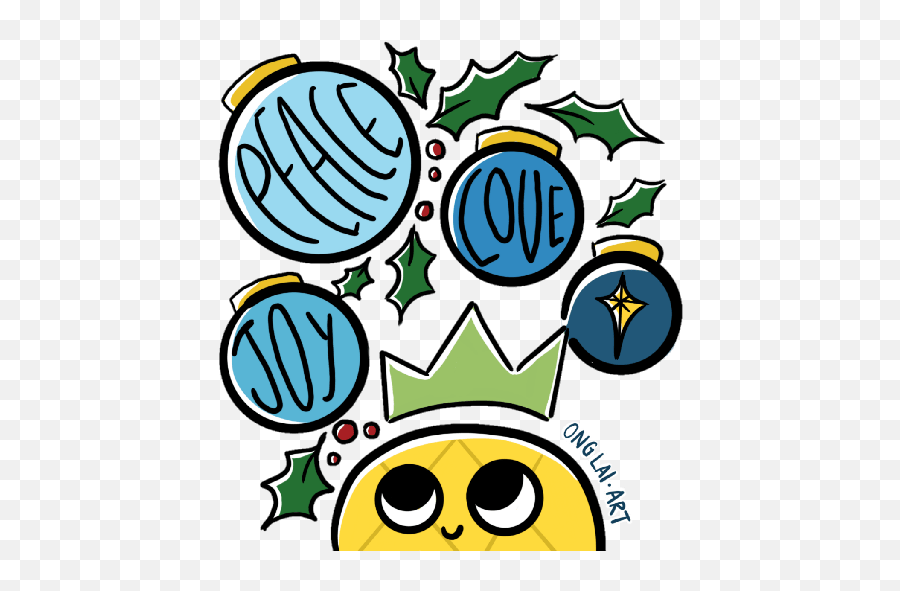 Merry Xmas Happy Holidays - Dot Emoji,Emojis For Holidays