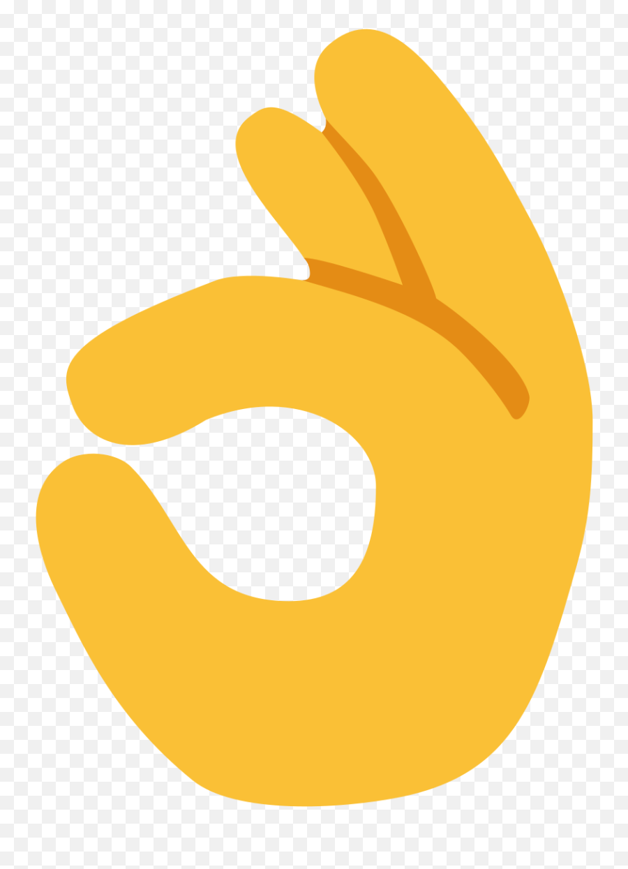 Emoji U1f44c - Transparent Ok Hand Emoji Png,Hand Emoji
