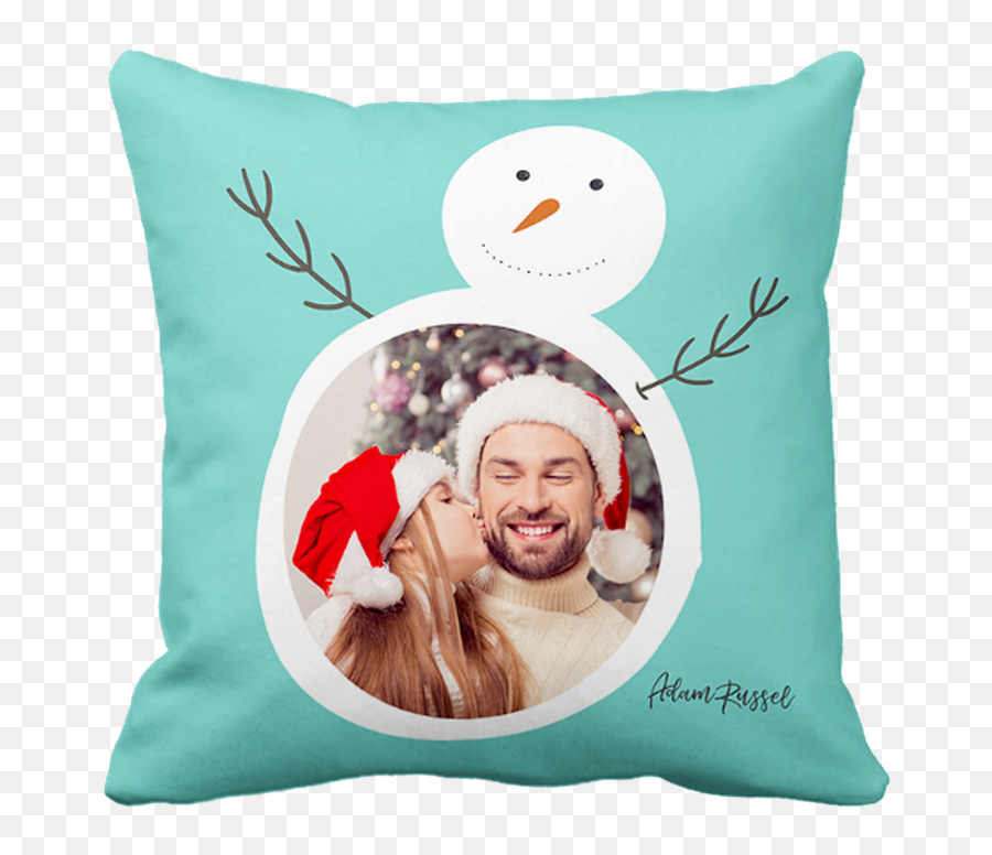 Snowman Love Pillow - Decorative Emoji,Emoji Cushions Online India